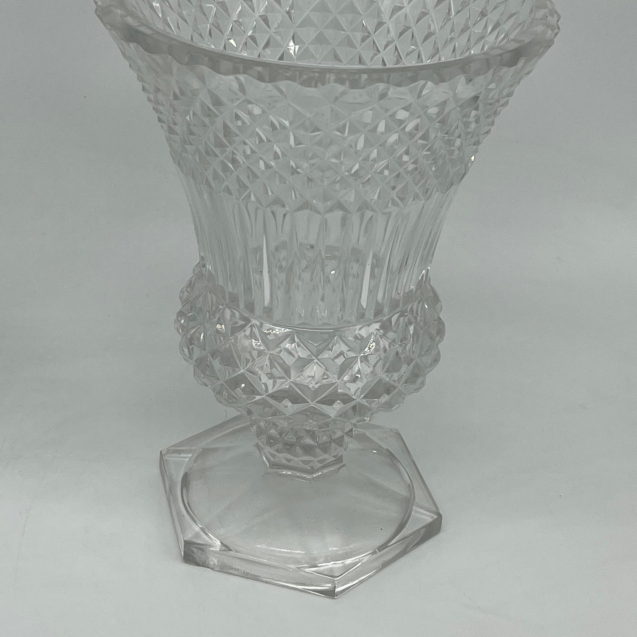 set of 3 magnificent vases crystal