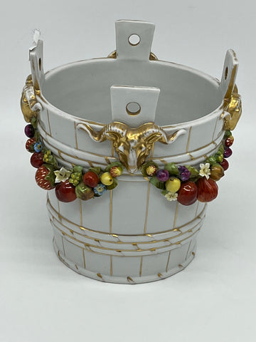 An earthenware bucket