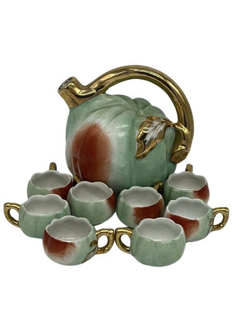 DENBAC, “Apple” service set comprising a jug and eight cups