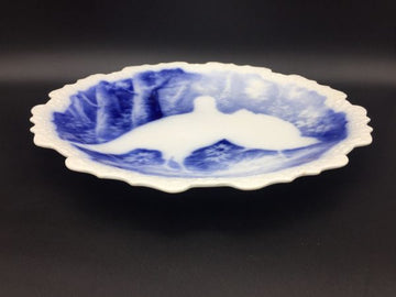 Large dish in Limoges porcelain